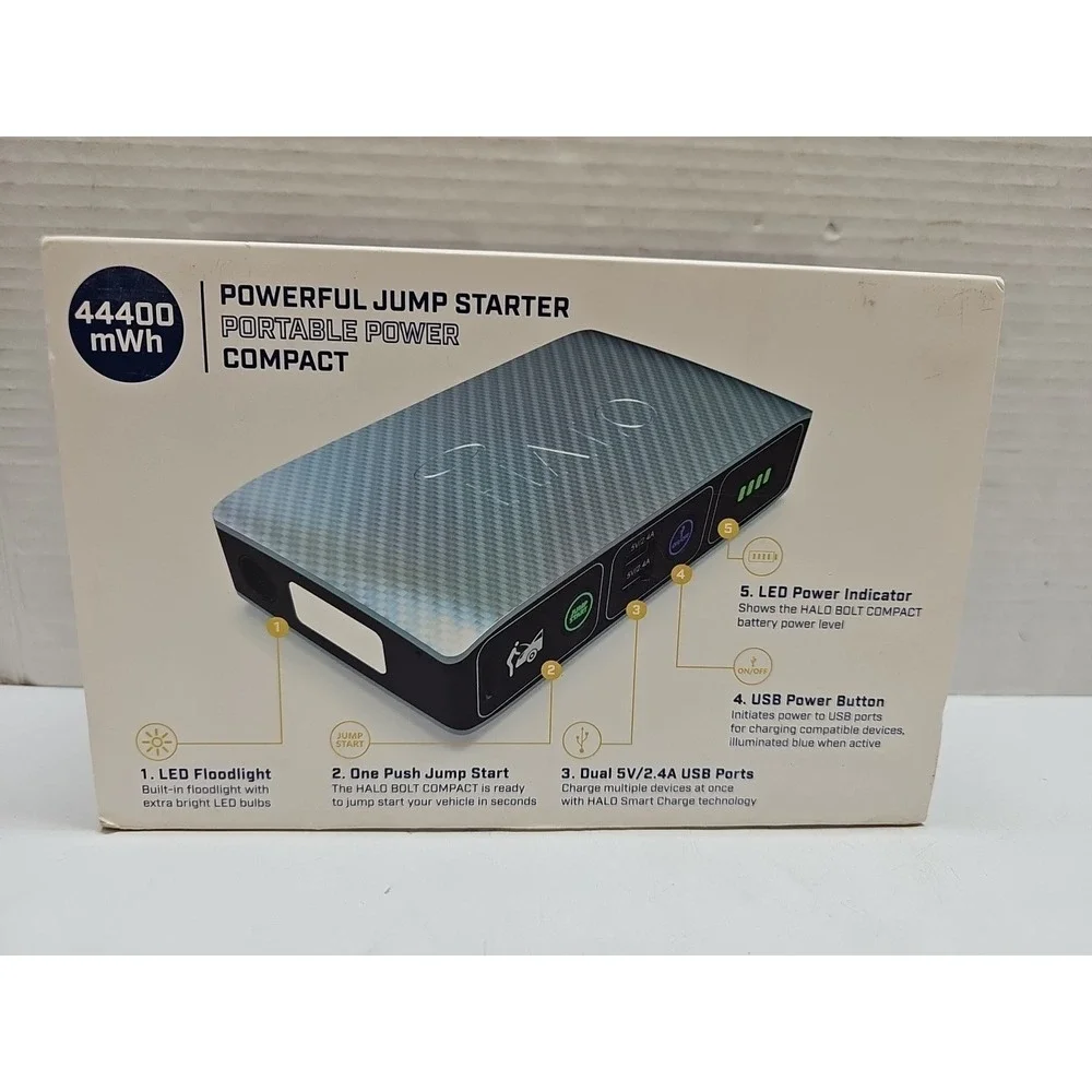 Halo Bolt  ACDC Wireless Portable Car Jump Starter In Rose Gold NEW OPEN BOX